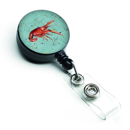 CAROLINES TREASURES Crawfish Retractable Badge Reel 8461BR